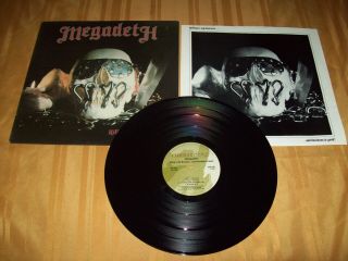 Megadeth Killing Is My Business Lp 1st Press Mx 8015 Combat Records 1985
