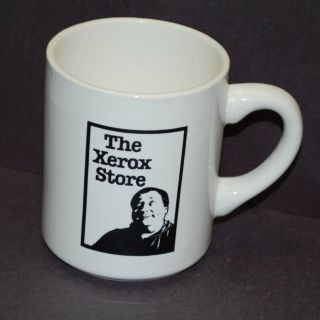 Vintage The Xerox Store Coffee Mug Copiers Advertising U.  S.  A.