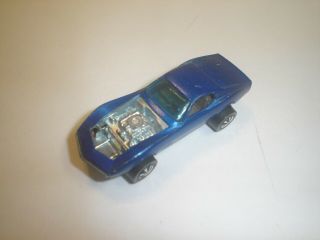 Blue Custom Corvette - Redline - Hot Wheels 1967
