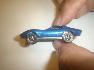 Blue Custom Corvette - Redline - Hot Wheels 1967 2