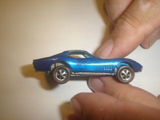 Blue Custom Corvette - Redline - Hot Wheels 1967 3