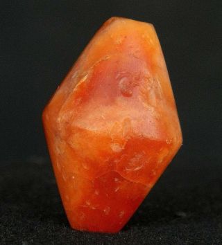 Kyra - Ancient Agate Bead - 24.  8 Mm Long - Medieval Sahara