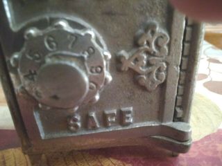 Antique 1901 Kenton nickel plated cast iron,  metal BOOM SAFE 2