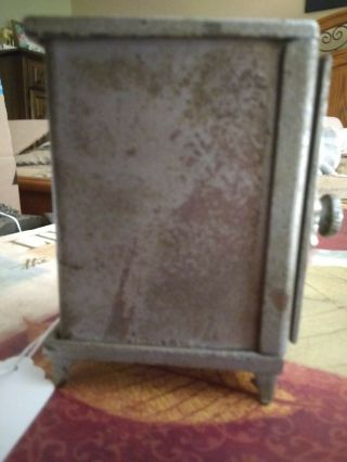 Antique 1901 Kenton nickel plated cast iron,  metal BOOM SAFE 6
