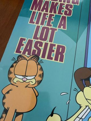 Vtg.  Garfield The Cat Poster by Argus 13.  5 
