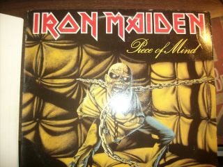 Iron Maiden - Piece Of Mind Vinyl Lp 1983 Psych Rock