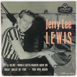 Jerry Lee Lewis: Uk London Sun Re - S 1140 Rockabilly Ep 7” 45 Ps