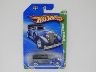 1:64 Classic Packard - Hot Wheels 2010 Treasure Hunt Long Card Hot Wheels