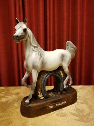 Arabian Horse Statue Anna Dwyer Porcelain Decanter Western Distilling Equestra 2