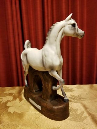 Arabian Horse Statue Anna Dwyer Porcelain Decanter Western Distilling Equestra 4