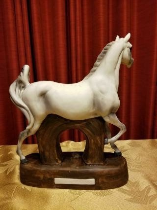 Arabian Horse Statue Anna Dwyer Porcelain Decanter Western Distilling Equestra 5