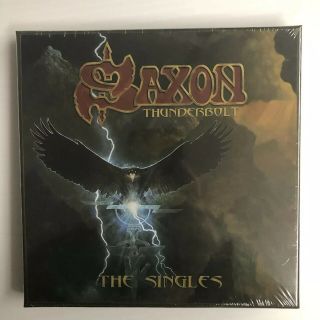 Saxon Thunderbolt The Singles 7 " Vinyl Box Set Rsd2019