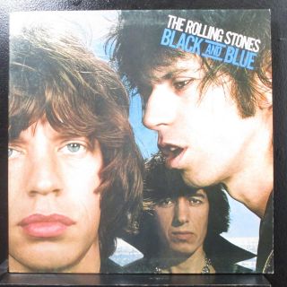 The Rolling Stones - Black And Blue Lp Vg,  Coc 59 106 Blue Vinyl Record Holland