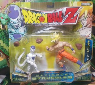 Dragon Ball Z Jakks 2 Pack Ultimate Struggles Ss Goku Vs Frieza Dbz Gt