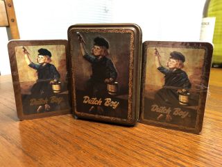 Dutch Boy Paint Playing Cards In Hudson - Scott & Sons Ltd Hinged Tin Box