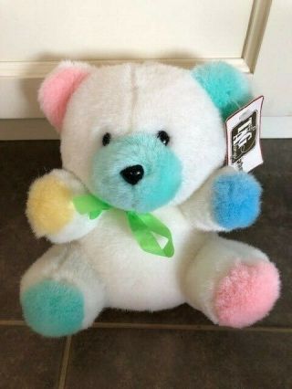 Vintage Pastel Paws Teddy Bear Cute Fancy Toy Fairy Kei