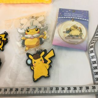 POKEMON Pikachu Rubber Strap blanket freeze Acrylic Japan anime manga game TL21 3