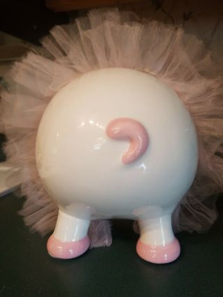 Mudpie Giant Ballerina Ceramic Piggy Bank 3