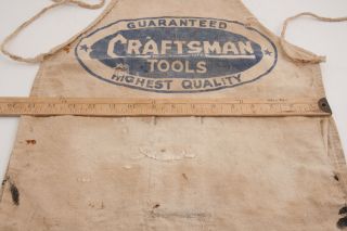 Craftmen Tools Lumber Supply Apron Vintage Advertising (M4R - 2) 3