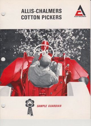 Allis Chalmers Cotton Pickers Brochure From 1965.  16 - Pages.