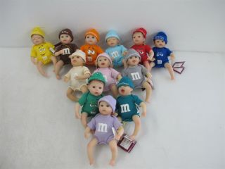 The Ashton Drake Galleries Sherry Rawn M&m Miniature Baby Dolls
