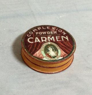 Vintage Face Powder Carmen Complexion Powder,  Made By Stafford Miller Co.