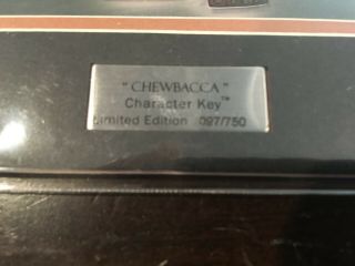Star Wars ANH Character key Chewbacca 97/500 SDCC Acme Archives 2