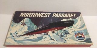 1969 Humble Exxon Esso Oil Ss Manhattan Northwest Passage History Board Game