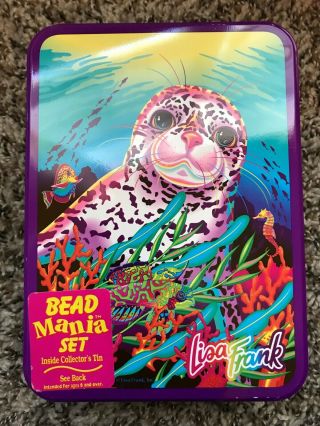 Lisa Frank 1990s Seal Bead Mania Set In Collector 
