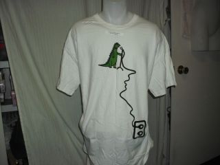 Vintage Pop Tart Talking Crazy Good Lizard Tee Shirt,  White Size Xl Circa 2007