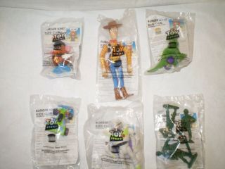 Burger King (1995) Toy Story Toys - - Set of 6 in Package 2