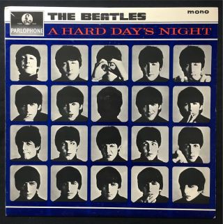 The Beatles A Hard Days Night Mono Uk 3n/3n Parlophone Pmc 1230 Vinyl Lp Ex/ex,