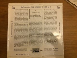 HMV CLP 1032 IDA HAENDEL Brahms Violin Concerto Vinyl Lp 5