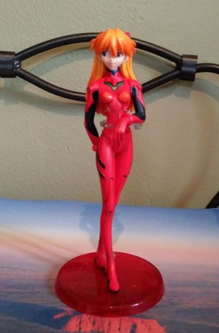 Neon Genesis Evangelion Asuka Figure Red Suit 6 In Bandai