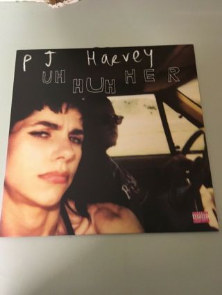 Pj Harvey Uh Huh Her Vinyl Lp Record Inner Sleeve.  The Letter