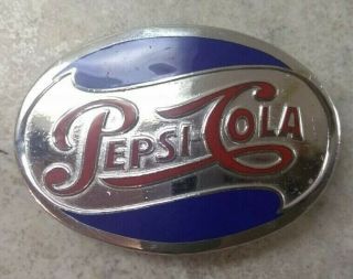 Rare Pepsi Cola Belt Buckle Early 1970 