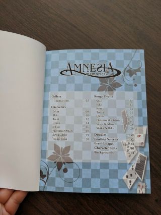 OFFICIAL Collector ' s Box Amnesia Otome Memories Artbook Art Book,  Soundtrack CD 5