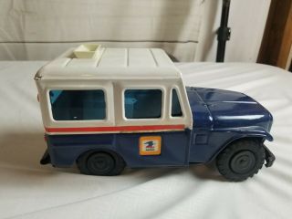 Vintage USPS US Mail Postal Delivery Truck Jeep Bank Western Stamping Corp 2