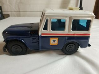 Vintage USPS US Mail Postal Delivery Truck Jeep Bank Western Stamping Corp 5