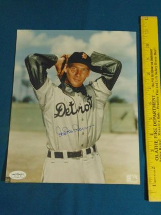 Hal Newhouser Autograph Photo - Mlb Signature Picture All Star Hof Mvp