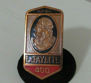 Vintage Enameled Nash Lafayette 400 Metal Grille Emblem Fox Company