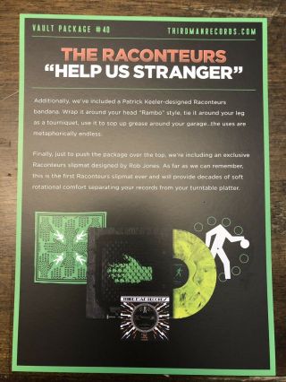 The Raconteurs - Help Us Stranger Limited Vault 40 Third Man Records 3