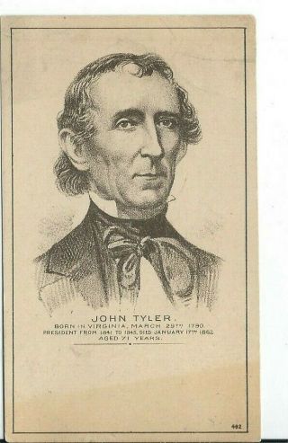 Bb - 180 Oh,  Youngstown,  Gm Mckelvey Co Victorian Trade Card President John Tyler