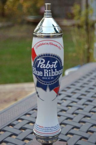 Vintage Pabst Blue Ribbon Pub Can Beer Draft Tap Handle