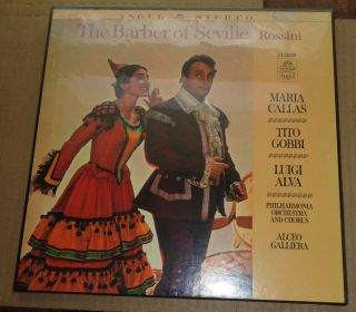 Callas/gobbi/alva/galliera Rossini The Barber Of Seville - Angel Cl - 3559