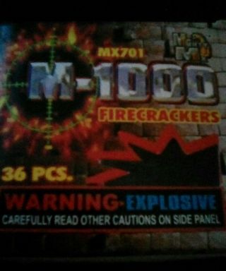 Firecrackers Labels 36 Pc Box Mighty Max M 1000s Very Collectable Item