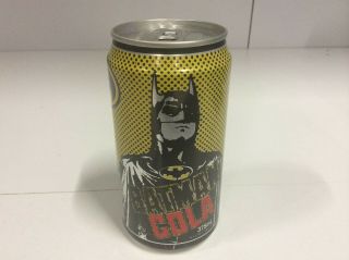 Rare 1989 Batman Cola Aluminium Can