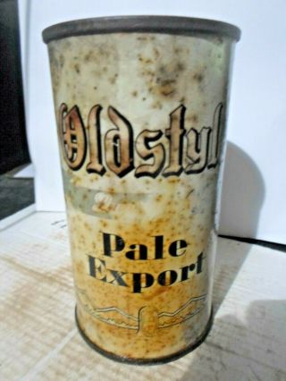 Rare Oldstyle Pale Export Flat Top Beer Can - [read Description] -