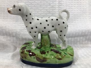 Vintage 5.  5” Tall Spotted Whippet Dog Figurine.