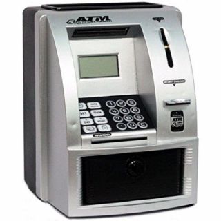My Personal Atm Money/coin Bank Machine With Digital Display By Rinco